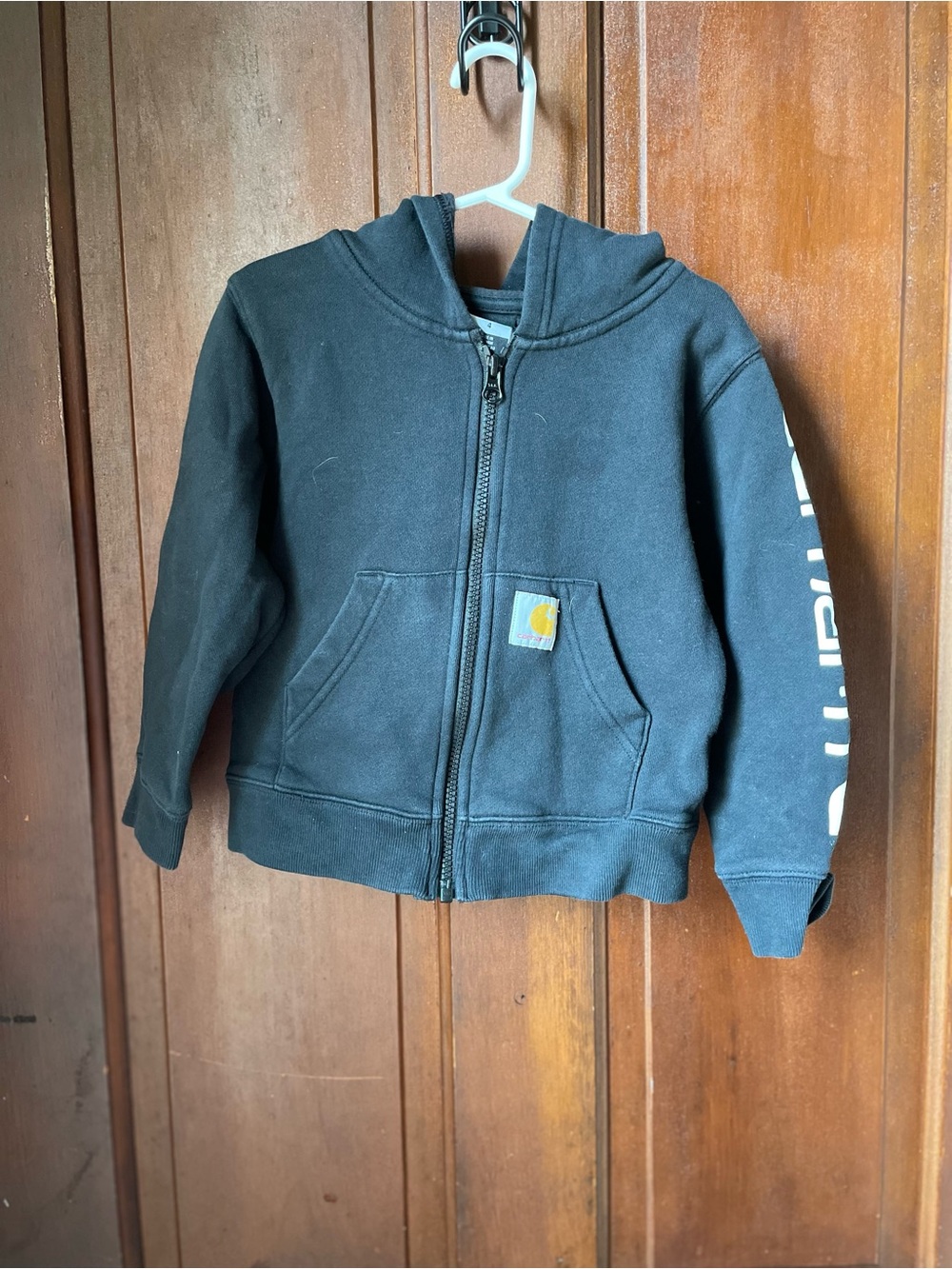 Carhartt boys size 4 black jacket